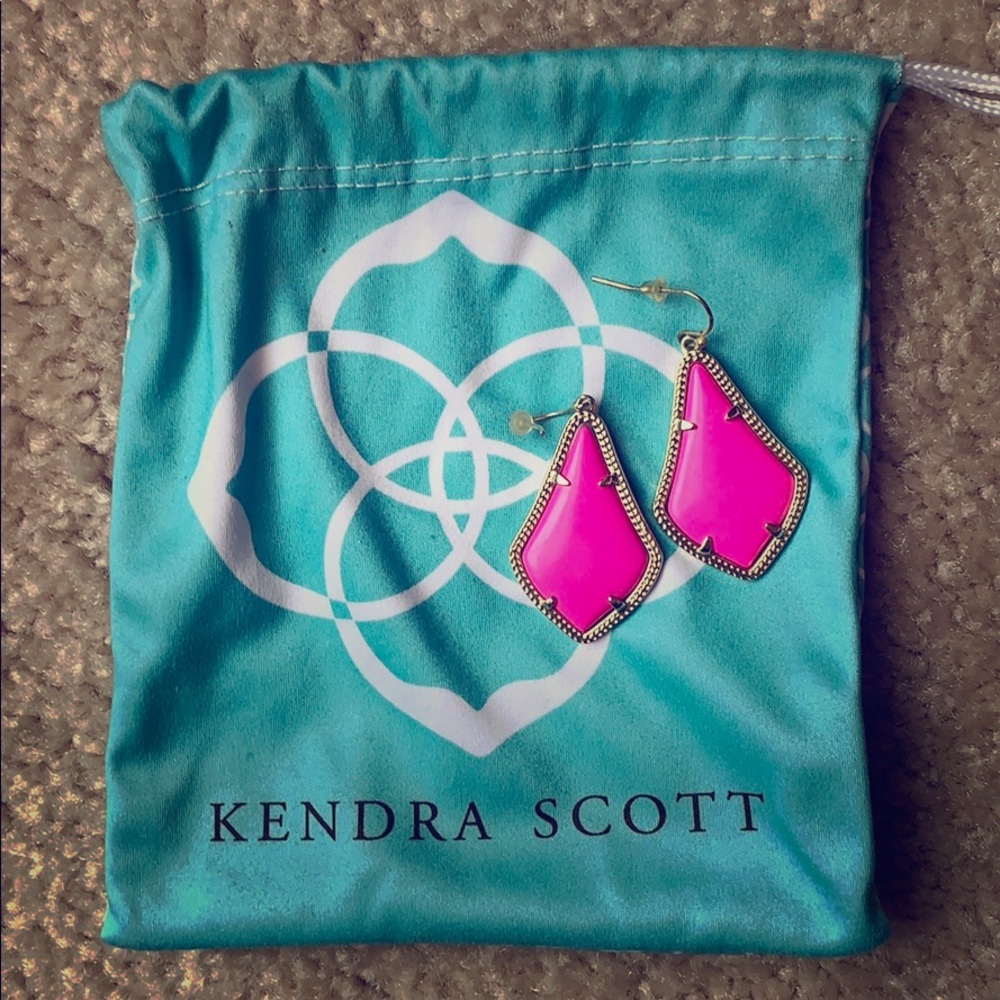 Hot Pink Kendra Scott Alex Earrings